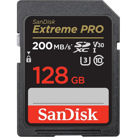 Sandisk Extreme SDSDXXD-128G-GN4IN Karta Pamięci Microsd, Czarny, 128 GB